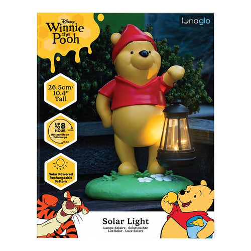 Lampka solarna Disney Kubuś Puchatek Gnom ogrodowy