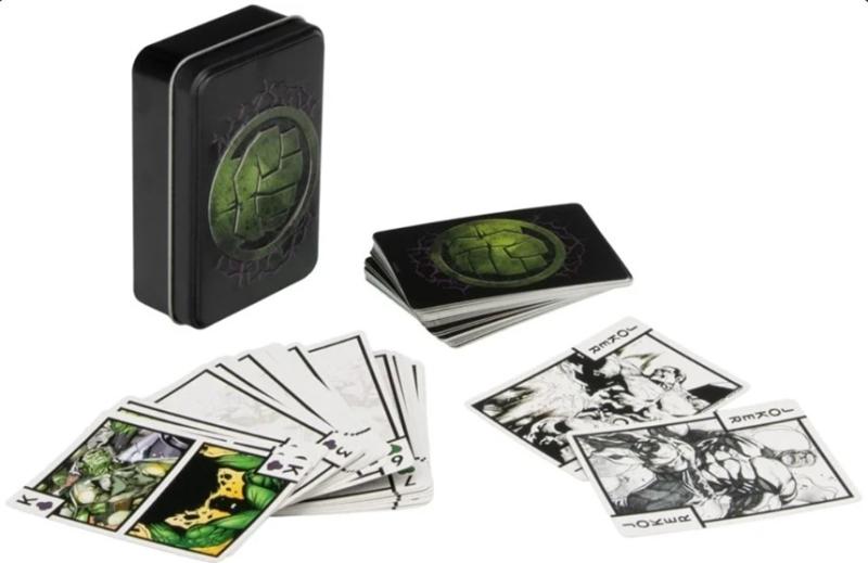 Karty do gry Marvel Hulk w metalowej puszce