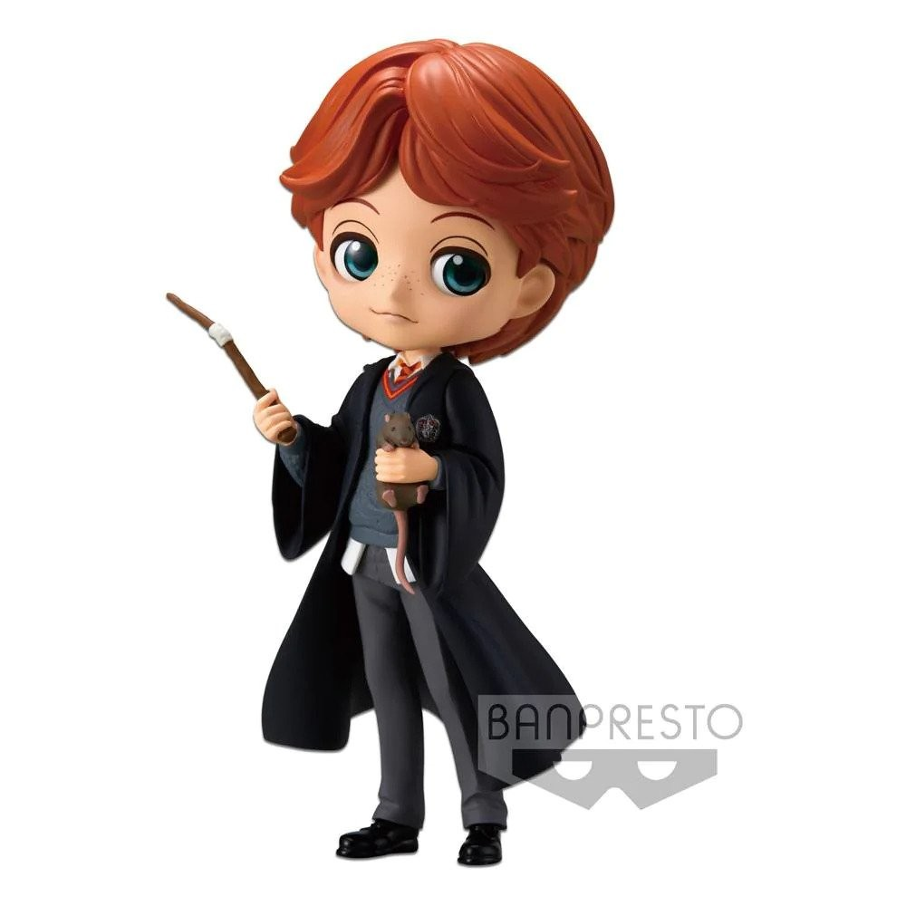 Figurka Harry Potter Q Posket – Ron Weasley z Parszywkiem