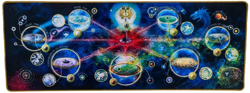 Podkładka pod mysz Warhammer Age of Sigmar Mortal Realms Map