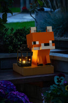 Lampka solarna Minecraft Lis z lampionem