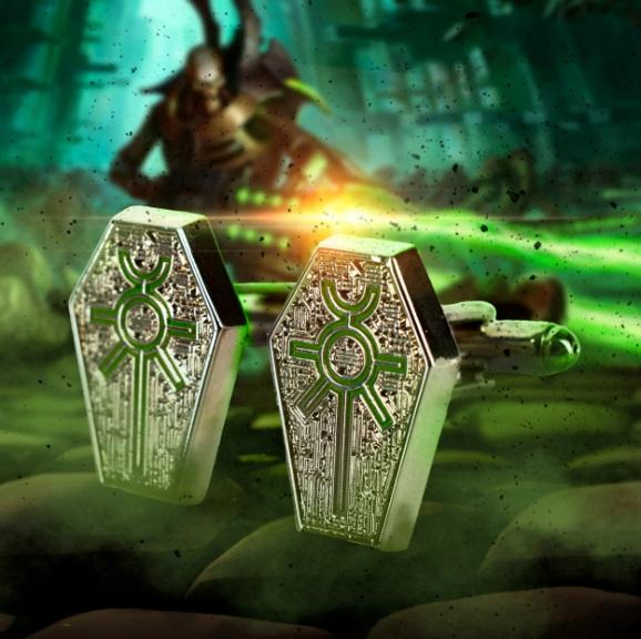 Spinki do mankietów Warhammer 40,000 Necrons