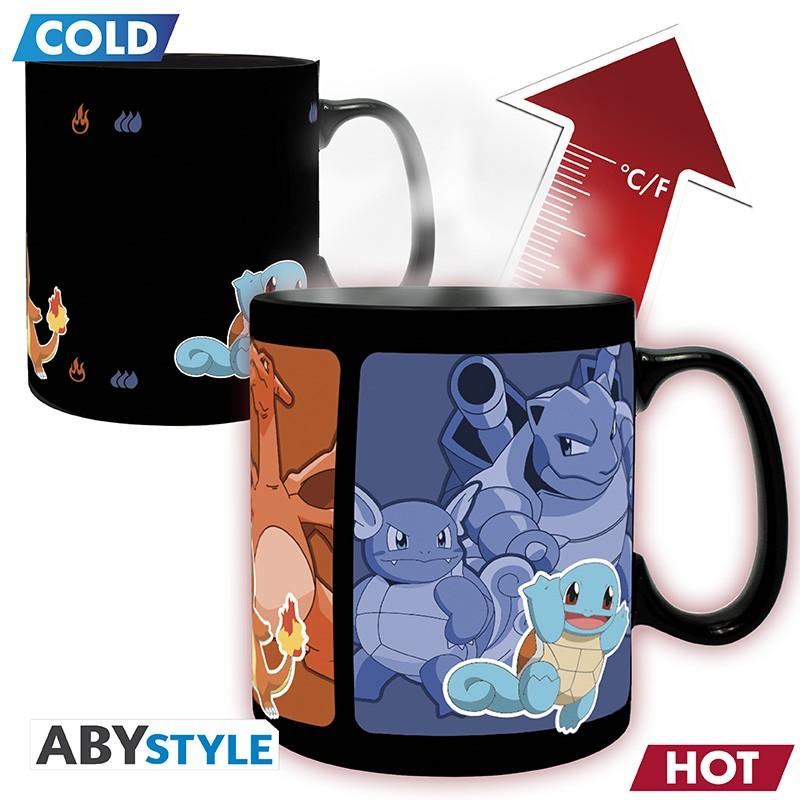 Kubek termoaktywny Pokémon Ewolucja starterów Kanto