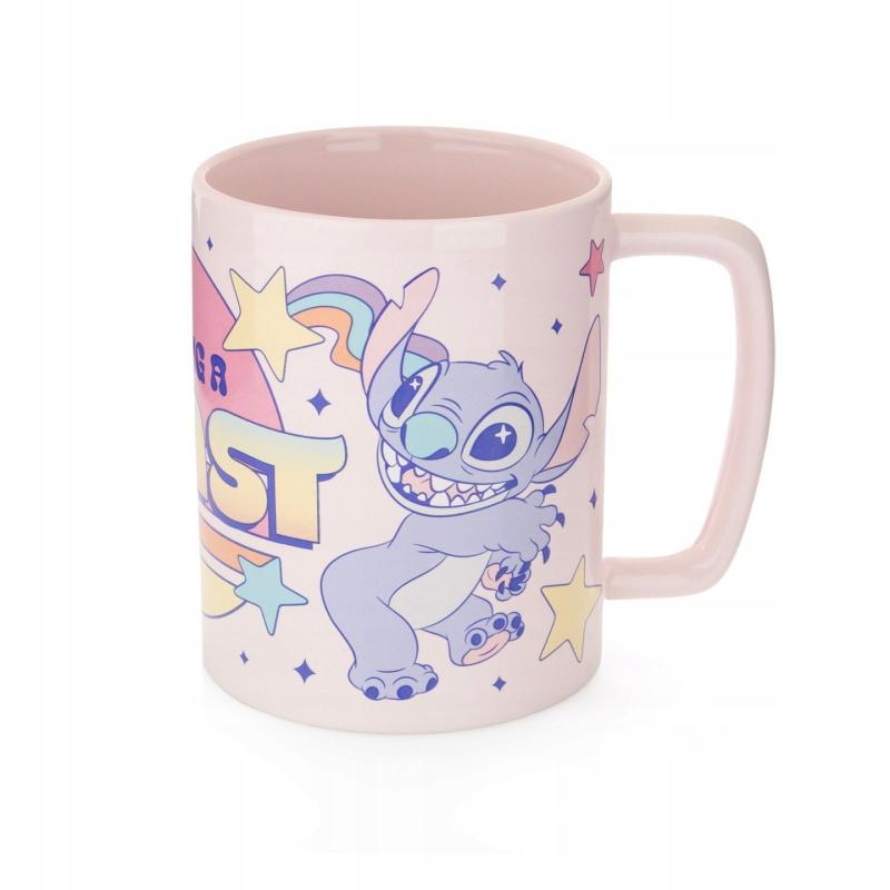 Kubek Lilo i Stitch Stitch i Andzia z futerkiem