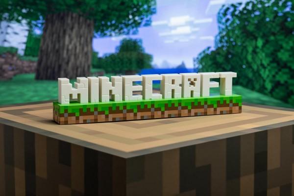 Lampka Minecraft Logo LED