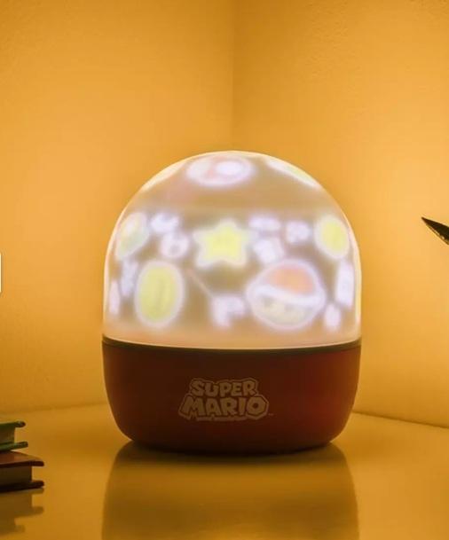Lampka projekcyjna Super Mario z dźwiękiem