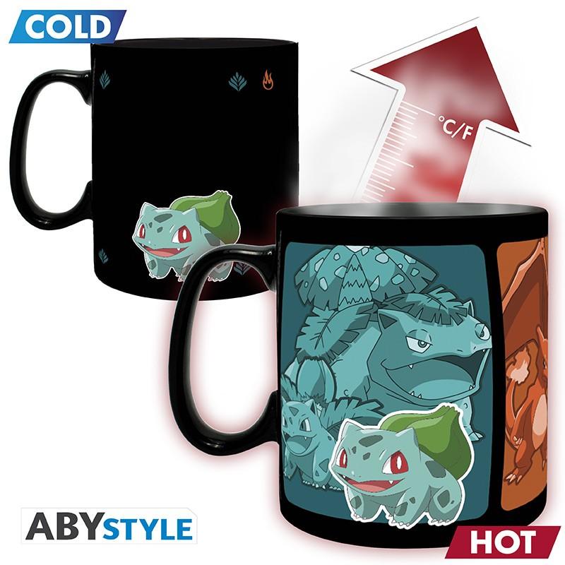 Kubek termoaktywny Pokémon Ewolucja starterów Kanto — фото 2