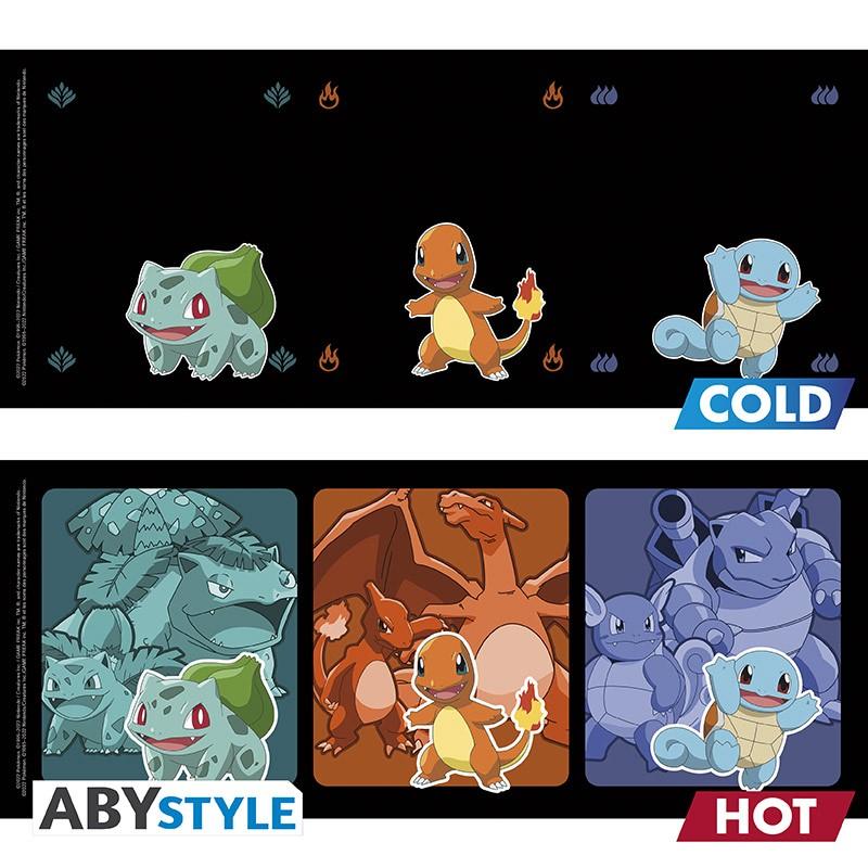 Kubek termoaktywny Pokémon Ewolucja starterów Kanto — фото 3