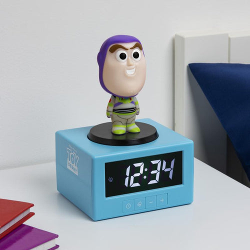 Budzik Toy Story Buzz Astral z alarmem i światłem