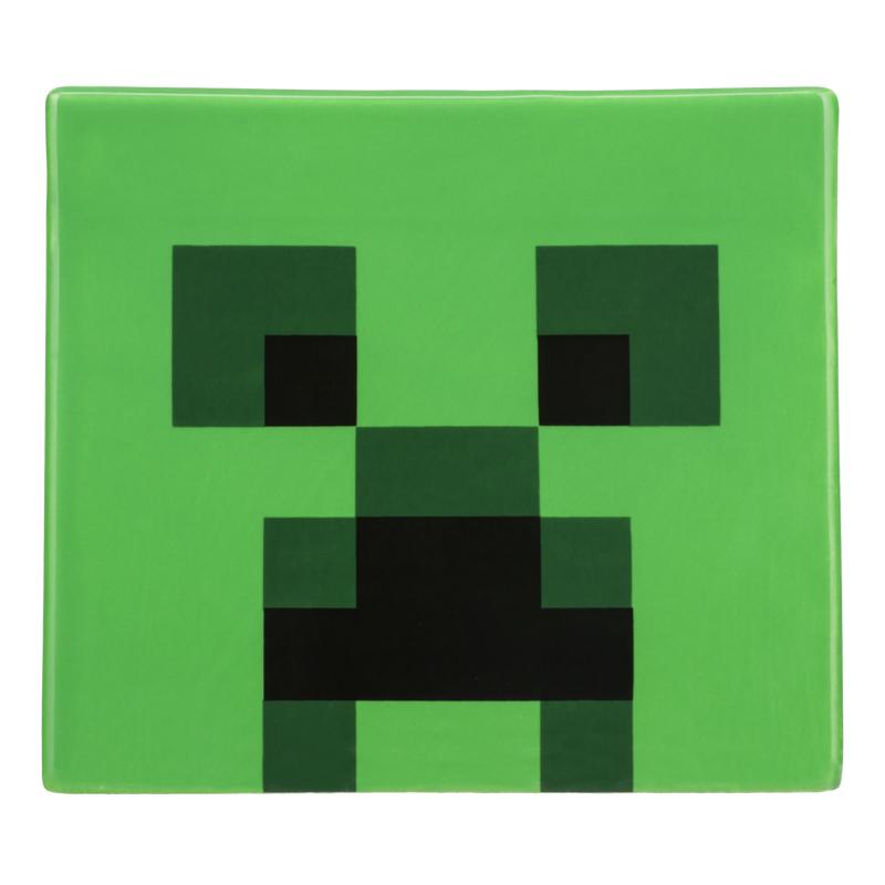 Miska na przekąski Minecraft Creeper z podstawką na telefon