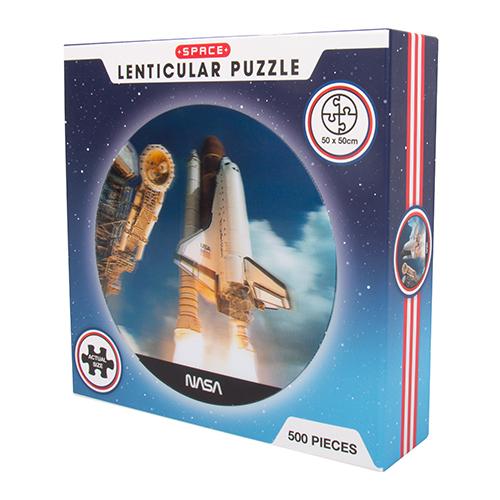 Puzzle 3D NASA Rakieta soczewkowe