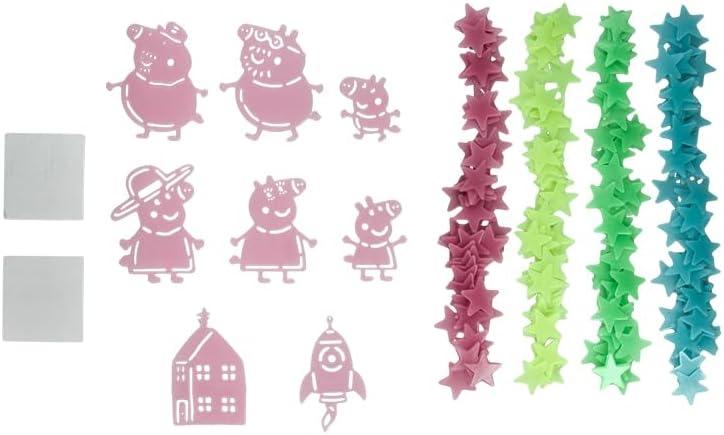 Naklejki Ścienne Peppa Pig Gwiazdki Świecące w Ciemności
