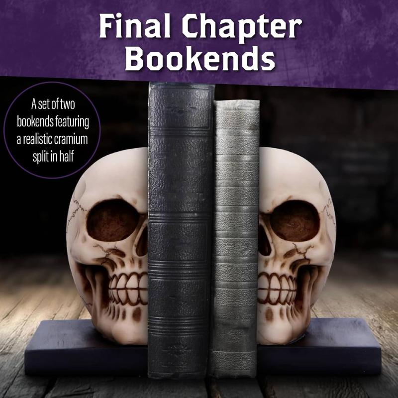 Podpórki do książek Czaszka Final Chapter — shot 2