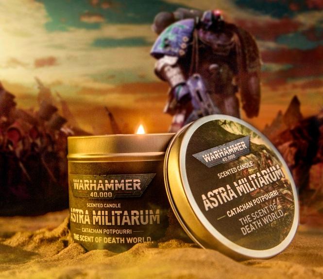 Świeca Astra Militarum zapach Catachan Potpourri — shot 3