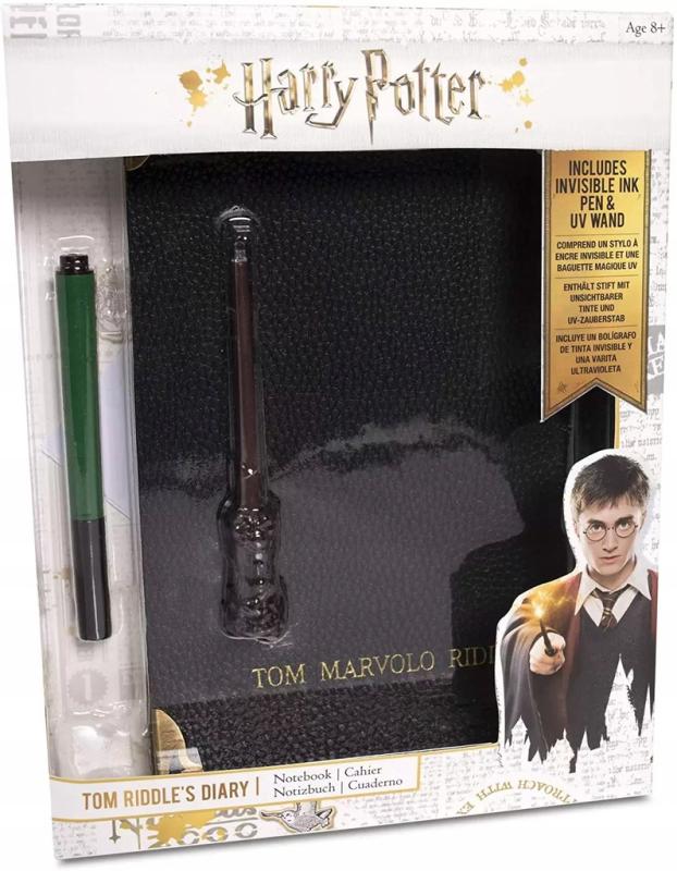 Dziennik Harry Potter Toma Riddla z Piórem i Różdżką UV