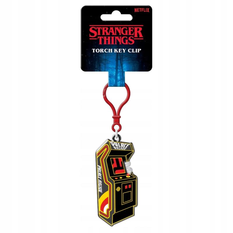 Brelok Stranger Things Automat do Gier z Latarką