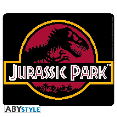 Podkładka pod mysz Jurassic Park Pixel Logo