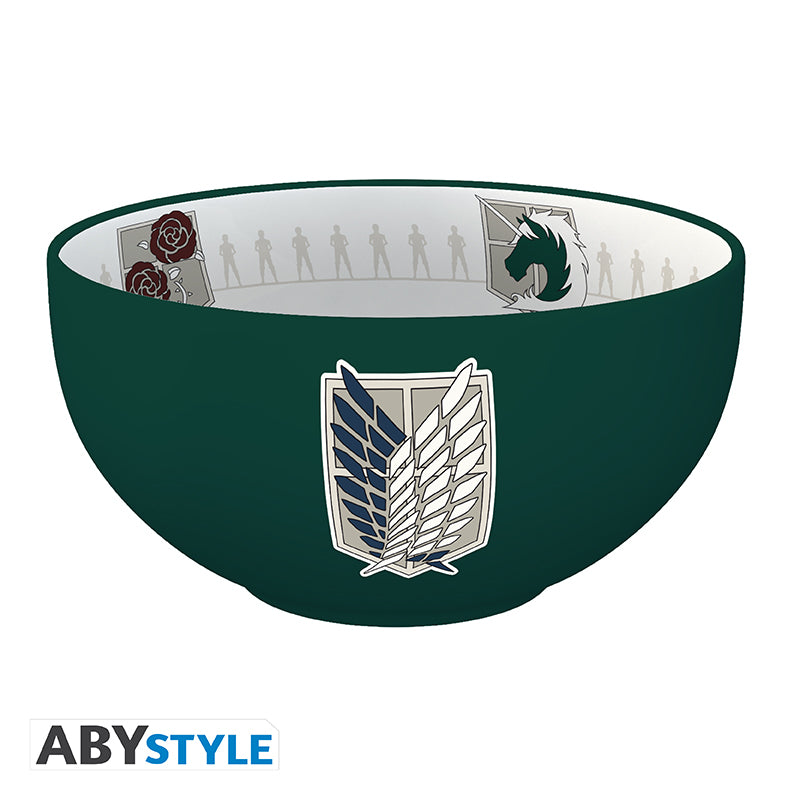 Miska Attack on Titan z motywem Emblems S3 — ujęcie 2 — ujęcie 2