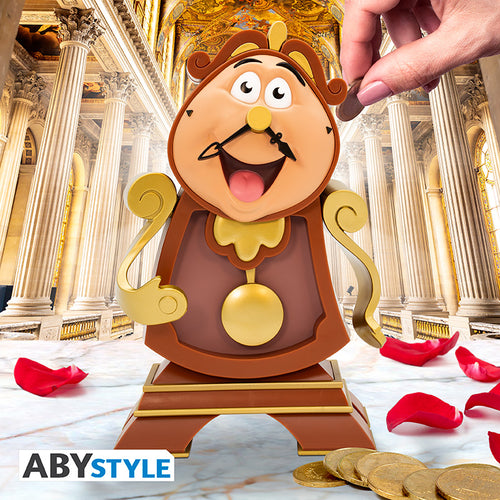 Skarbonka Disney z motywem Beauty and the Beast Cogsworth