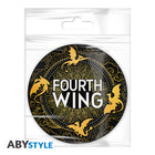 Podstawka pod kubek Fourth Wing z motywem Coasters Flight of Dragons — ujęcie 3