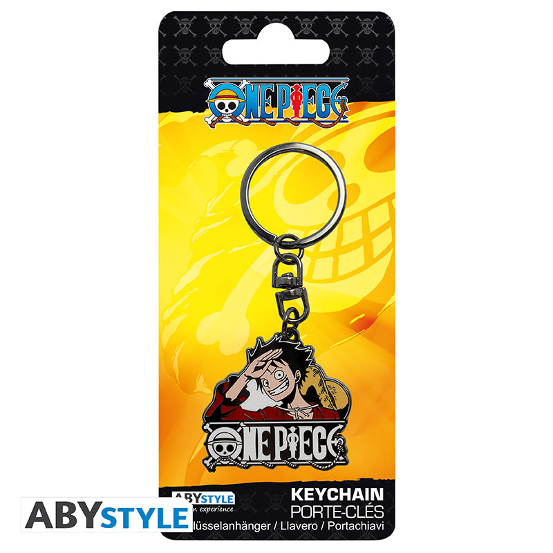 Brelok metalowy One Piece z motywem Luffy World — ujęcie 4