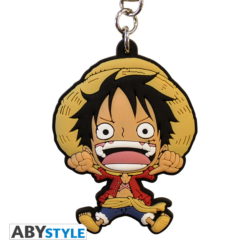Brelok 3D One Piece z motywem Luffy w wersji chibi
