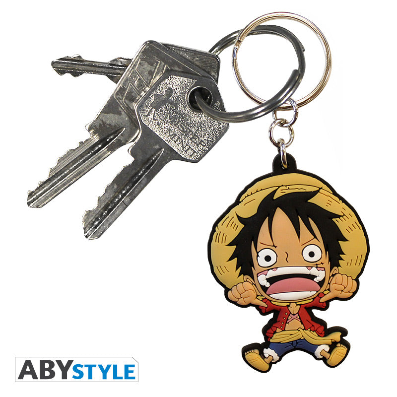 Brelok 3D One Piece z motywem Luffy w wersji chibi, ujęcie 2 — ujęcie 2