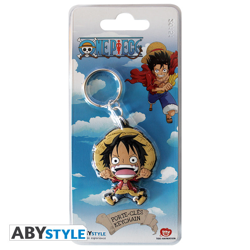 Brelok 3D One Piece z motywem Luffy w wersji chibi, ujęcie 5