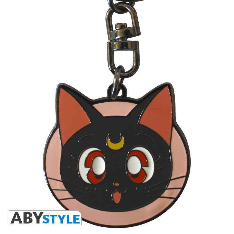 Brelok metalowy Sailor Moon z motywem Luna