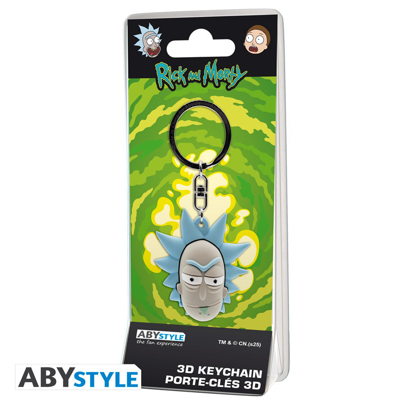 Brelok 3D Rick and Morty z motywem Rick Sanchez, ujęcie 4