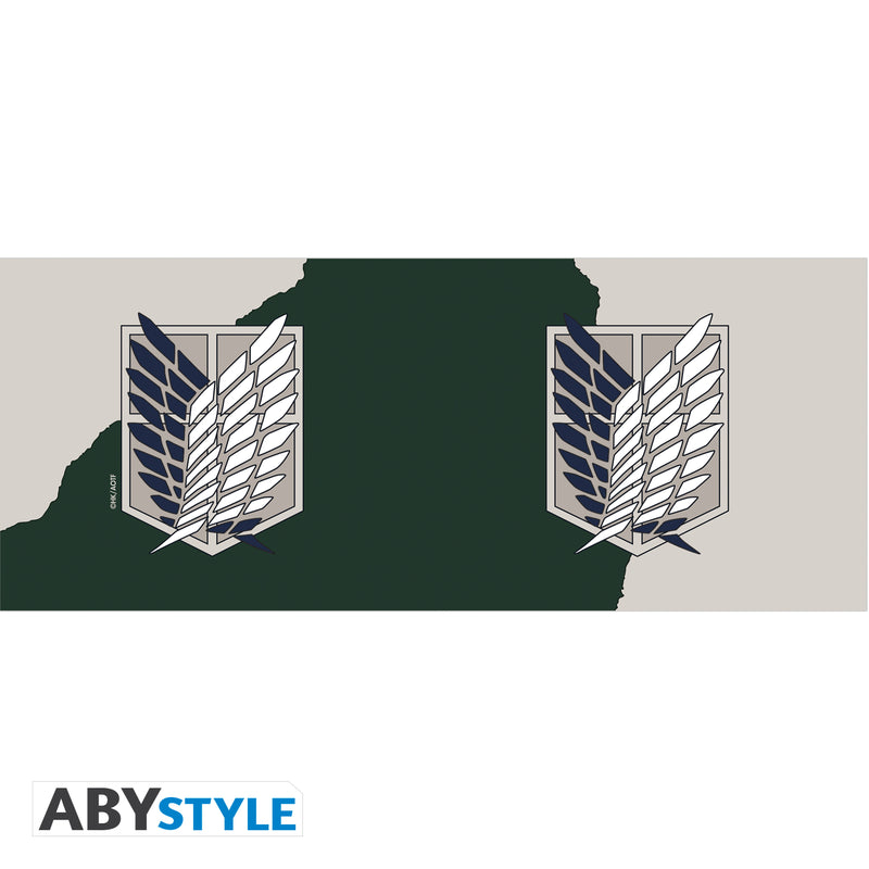 Kubek Attack on Titan z motywem Emblem S4 — ujęcie 3 — ujęcie 3