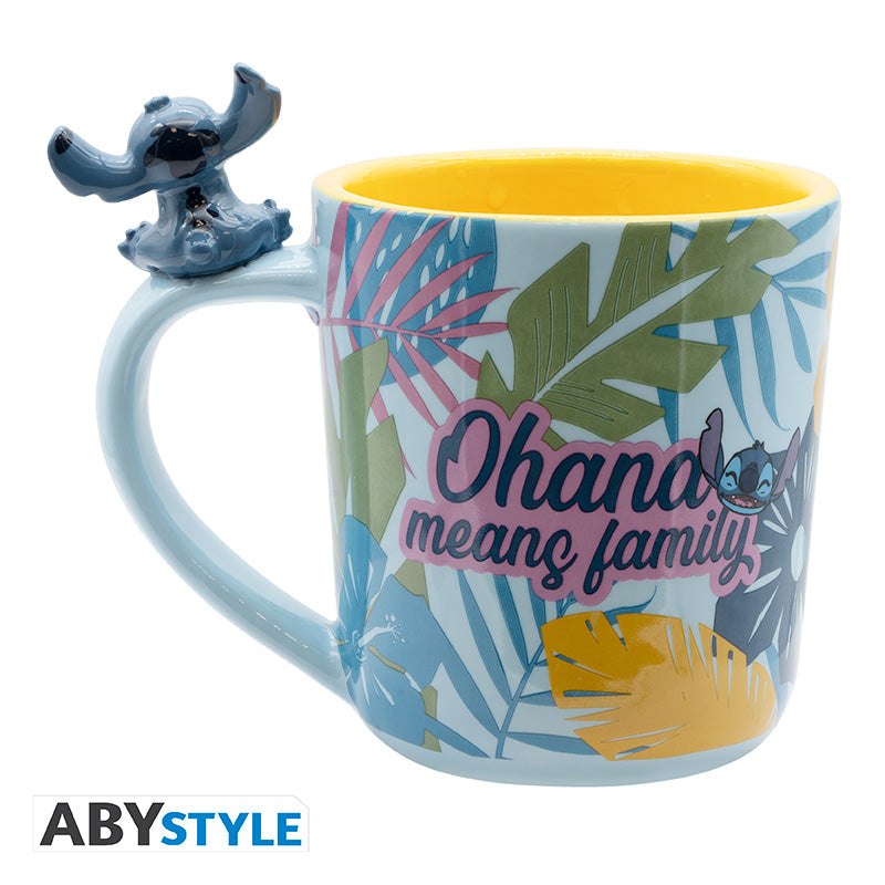 Kubek 3D Disney z motywem handle Hawaiian Stitch — ujęcie 2 — ujęcie 2