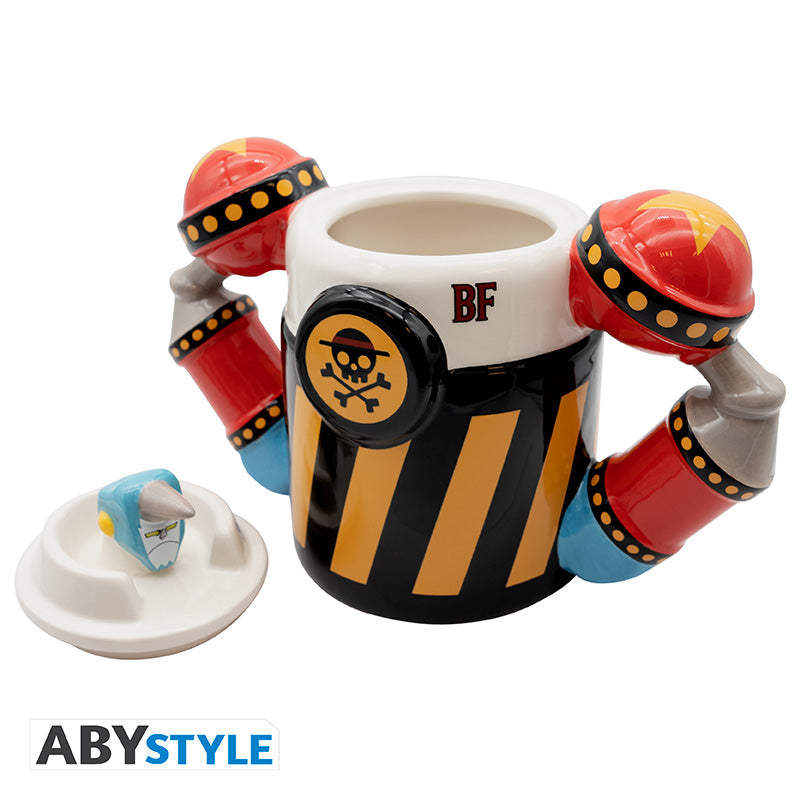 Kubek 3D One Piece z motywem Iron Pirate Franky shogun — ujęcie 3 — ujęcie 2