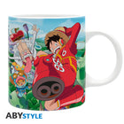 Kubek One Piece z motywem Luffy & Vegapunk matte