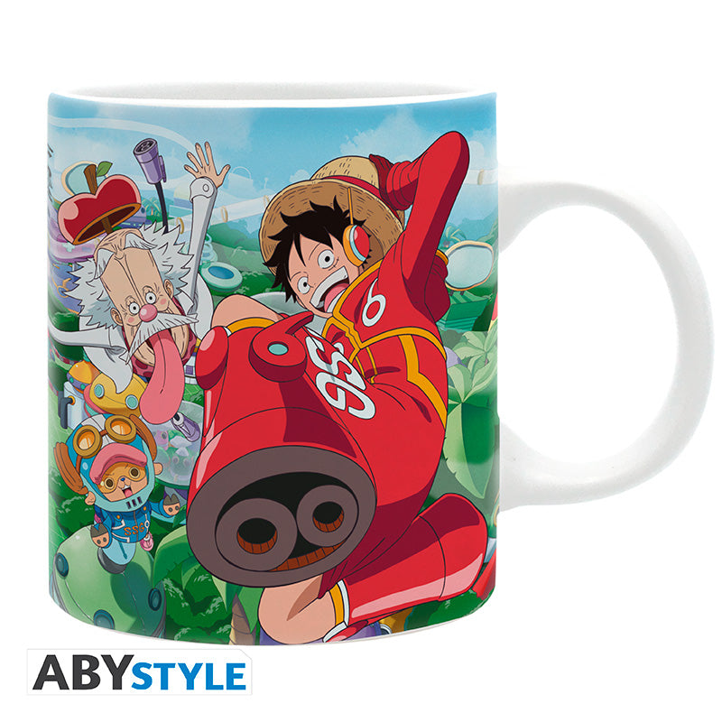Kubek One Piece z motywem Luffy & Vegapunk matte