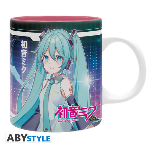 Kubek Hatsune Miku z motywem Cyberpunk