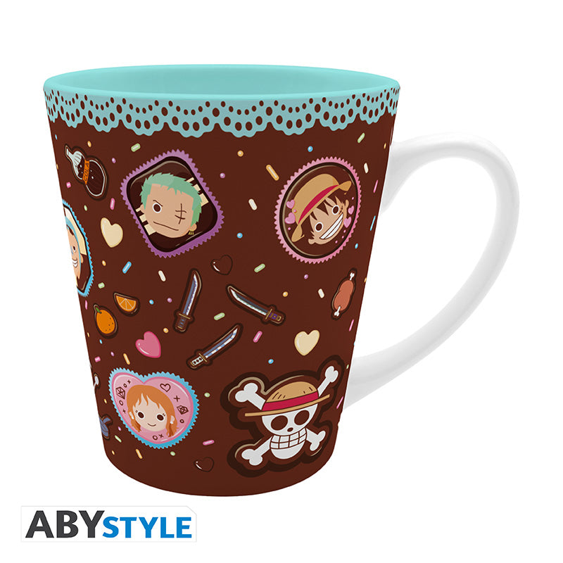 Kubek do herbaty One Piece z motywem Chibi Whole Cake Island