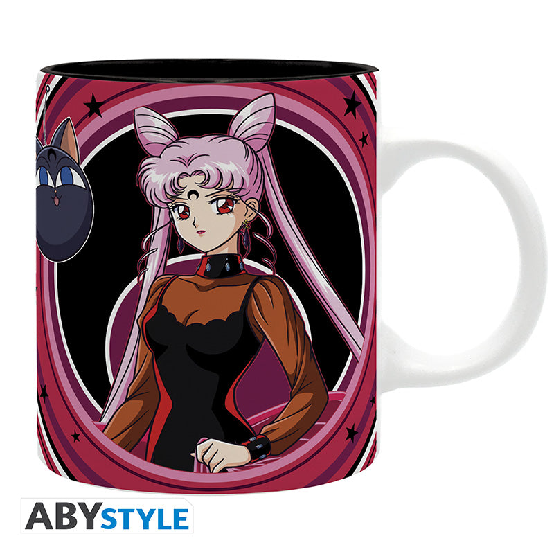 Kubek Sailor Moon z motywem Sailor Moon kontra Black Lady