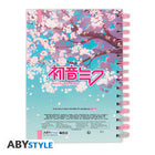 Notes A5 Hatsune Miku z motywem A5 Spiral Cherry Blossom — ujęcie 2
