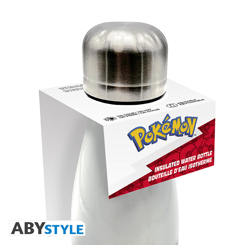 Butelka metalowa Pokémon z motywem Pikachu Scribble — ujęcie 3 — ujęcie 3