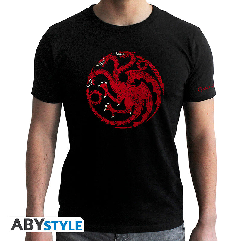 Koszulka Gra o Tron z motywem herb Targaryenów