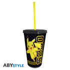 Kubek termiczny ze słomką Pokémon z motywem Pikachu Collage
