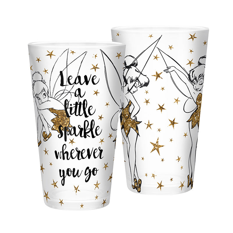 Szklanka XXL Disney z motywem Tinkerbell Gold Glitter — ujęcie 2 — ujęcie 2