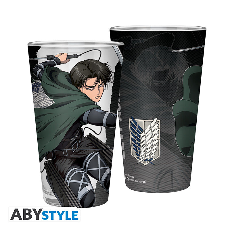 Szklanka XXL Attack on Titan z motywem Levi S4 — ujęcie 3 — ujęcie 3