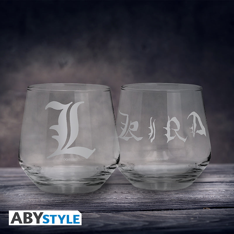 Zestaw 2 szklanek Death Note z motywem Kira & L — ujęcie 3 — ujęcie 3