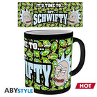Kubek zmieniający kolor Rick and Morty z motywem Get Schwifty, ujęcie 2