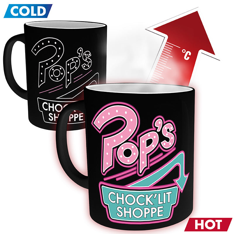 Kubek zmieniający kolor Riverdale z motywem bar Pop's