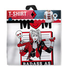 Koszulka DC Comics z motywem napis Mom Badass as Harley Quinn, ujęcie 5