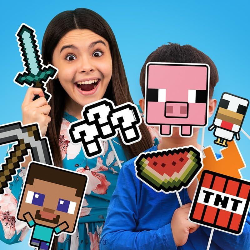 Zestaw rekwizytów fotograficznych Minecraft 58 sztuk
