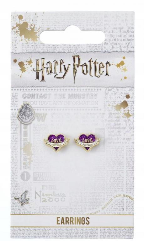 Kolczyki Harry Potter Love Potion pozłacane — ujęcie 2